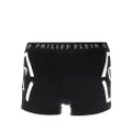 Philipp Plein logo-print cotton boxers - Black