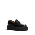 Proenza Schouler lug-sole leather loafers - Black