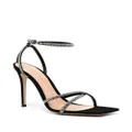 Gianvito Rossi cystal-embellished 120mm suede sandals - Black