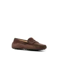 Tod's Gommino suede driving moccasins - Brown