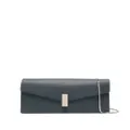Valextra Iside leather clutch - Blue