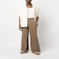 Vivienne Westwood side-slits flared trousers - Brown