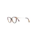 Lanvin cat-eye tortoiseshell-effect glasses - Brown