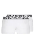 Dolce & Gabbana logo-print cotton boxers (set of two) - White
