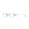 Oliver Peoples TK-5 geometric-frame glasses - Grey