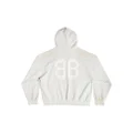 Balenciaga Crypto cotton hoodie - White
