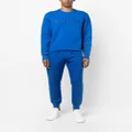 Alexander McQueen embroidered-logo track pants - Blue