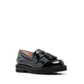 Stuart Weitzman slip-on tassel detail loafers - Black