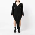 Rick Owens knitted cashmere dress - Black