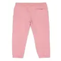Stella McCartney Kids embossed-logo cotton track pants - Pink