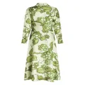 ETRO fruit-print silk dress - Green