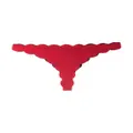 Marysia Antibes scallop-edge bikini bottoms - Red