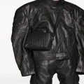 Balenciaga Car embossed-leather messenger bag - Black