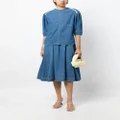 3.1 Phillip Lim contrast-stitching cotton top - Blue