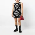 3.1 Phillip Lim argyle-check sleeveless dress - Black