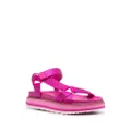 Ash rhinestone flat sandals - Pink