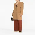 Stella McCartney single-breasted wool coat - Brown