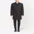 Prada Re-Nylon triangle-logo raincoat - Black