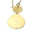 IPPOLITA 18kt yellow gold Classico crinkle snowman earrings