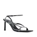Sergio Rossi Sr Aracne 100mm crystal-embellished sandals - Black