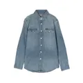 Ralph Lauren Kids button-up denim shirt - Blue