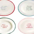 LAETITIA ROUGET I Put A Spell On You dessert plate (set of 4) - White