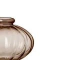 Louise Roe Balloon 01 glass vase (25cm) - Brown
