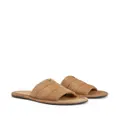 Giuseppe Zanotti Harmande quilted suede slides - Brown