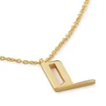 Monica Vinader alphabet L-pendant necklace - Gold
