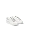 Jimmy Choo Antibes pearl-embellished sneakers - White