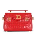 Balmain B-Buzz 23 crocodile-embossed tote bag - Red