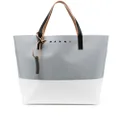 Marni Tribeca leather tote bag - Grey