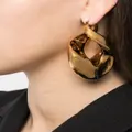 Alexander McQueen twisted hoop earrings - Gold