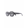 Retrosuperfuture Pooch geometric-frame sunglasses - Black