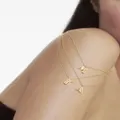 Monica Vinader M adjustable necklace - Gold