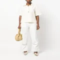 Jil Sander layered-effect wide-leg trousers - White