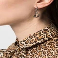 Dsquared2 mnogram-detail drop earring - Silver