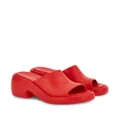 Ferragamo 55mm platform-sole sandals - Red