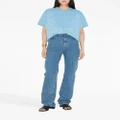 Burberry high-waist straight-leg jeans - Blue