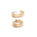 Tory Burch Double T-motif polished earrings - Gold