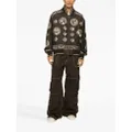Dolce & Gabbana graphic-print long-sleeved jacket - Brown