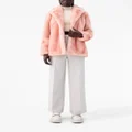 Unreal Fur Elba notched-lapels faux fur jacket - Pink