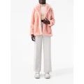 Unreal Fur Elba notched-lapels faux fur jacket - Pink