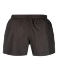 Lanvin elasticated-waistband swim shorts - Black