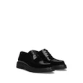 Dolce & Gabbana Paint leather derby shoes - Black