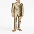 Dolce & Gabbana double-breasted suit - Gold