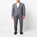 Paul Smith check-pattern single-breasted suit - Blue