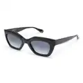 GIGI STUDIOS Miley oversized-frame sunglasses - Black
