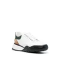Alexander McQueen colour-block leather low-top sneakers - White