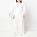 Paul Smith wrap-style cotton shirt - White